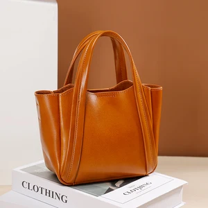 CUSTOM Women Soft Leather Handbags Luxury Designer Hand Bags Ladies Luxury New Design Leather Shoulder Crossbody Bag