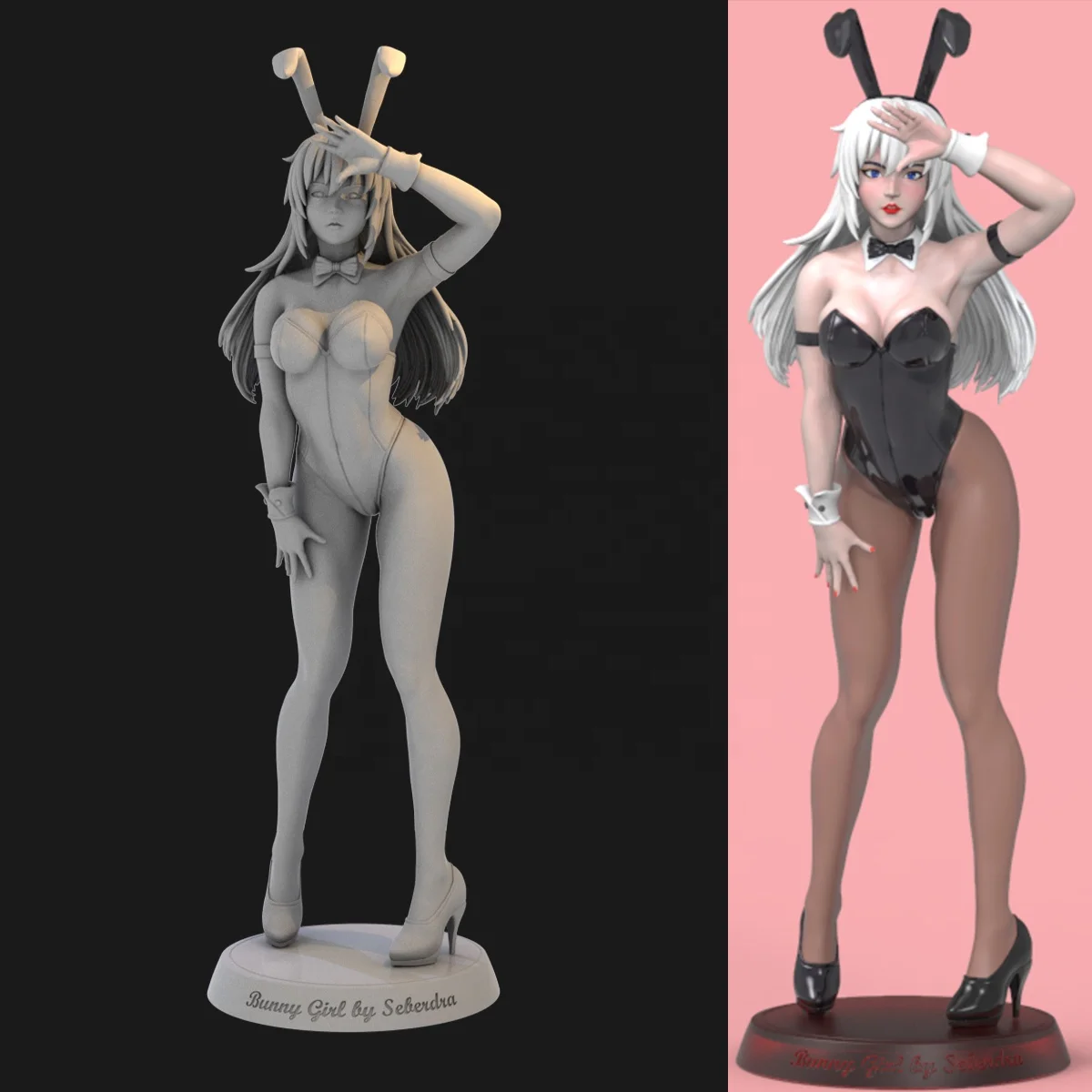 3D Model Printing Custom Resin Gifts Anime Figure Sexy Adult Action Customized Services Bunny Girl Figure