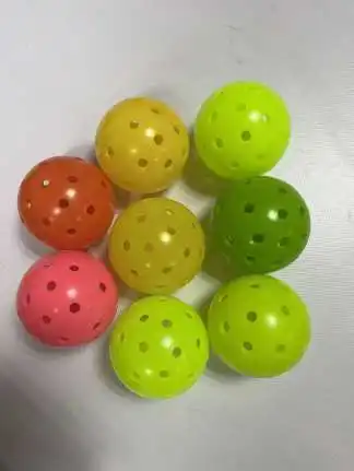 MOZKUIB USAPA Approval Rotational  Neon Green Outdoor 40 Holes Pickleball Ball