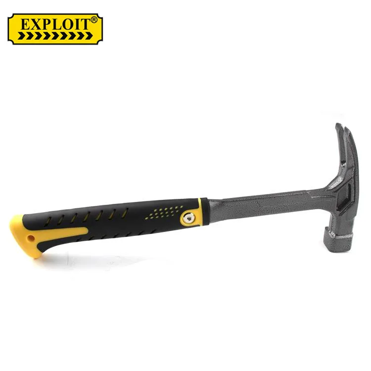 Professional High Quality Heavy Duty Anti-slip High Carbon Steel Magnetic Claw Hammer With TPR Handle