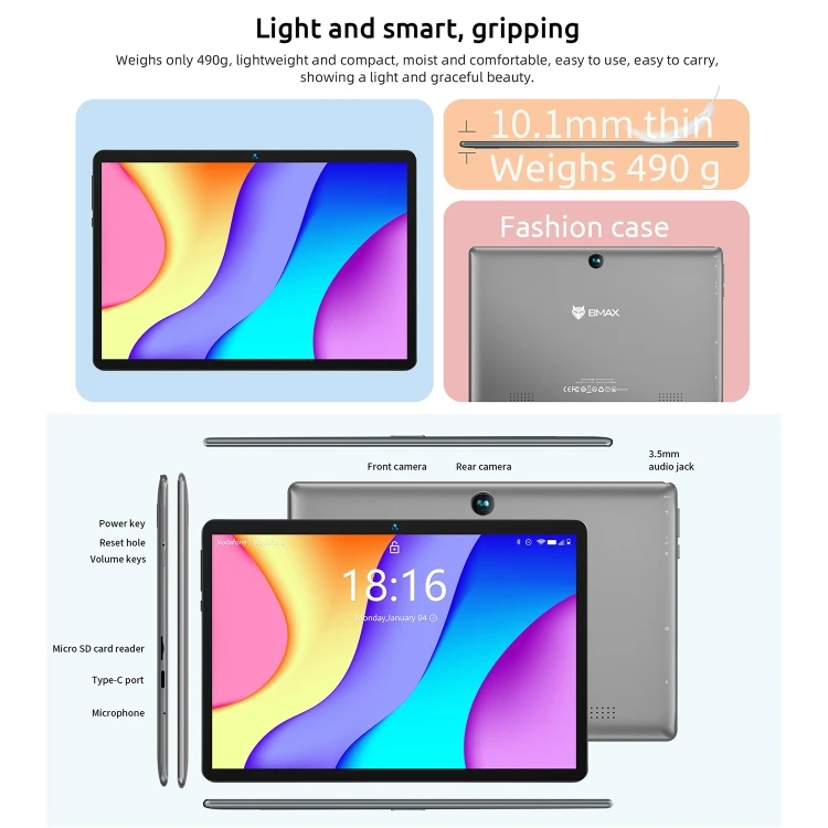 BMAX Maxpad I9 Plus Tablet - Android 13, 4GB RAM, 64GB Storage