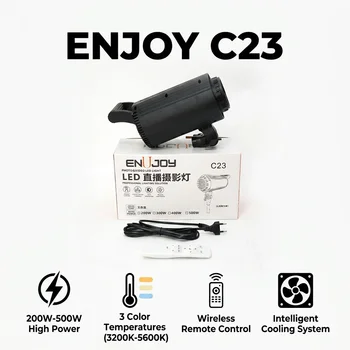 ENUJOY C23 100W LED Professional Sun Lamp 3 Colors Light Video Led detail image
