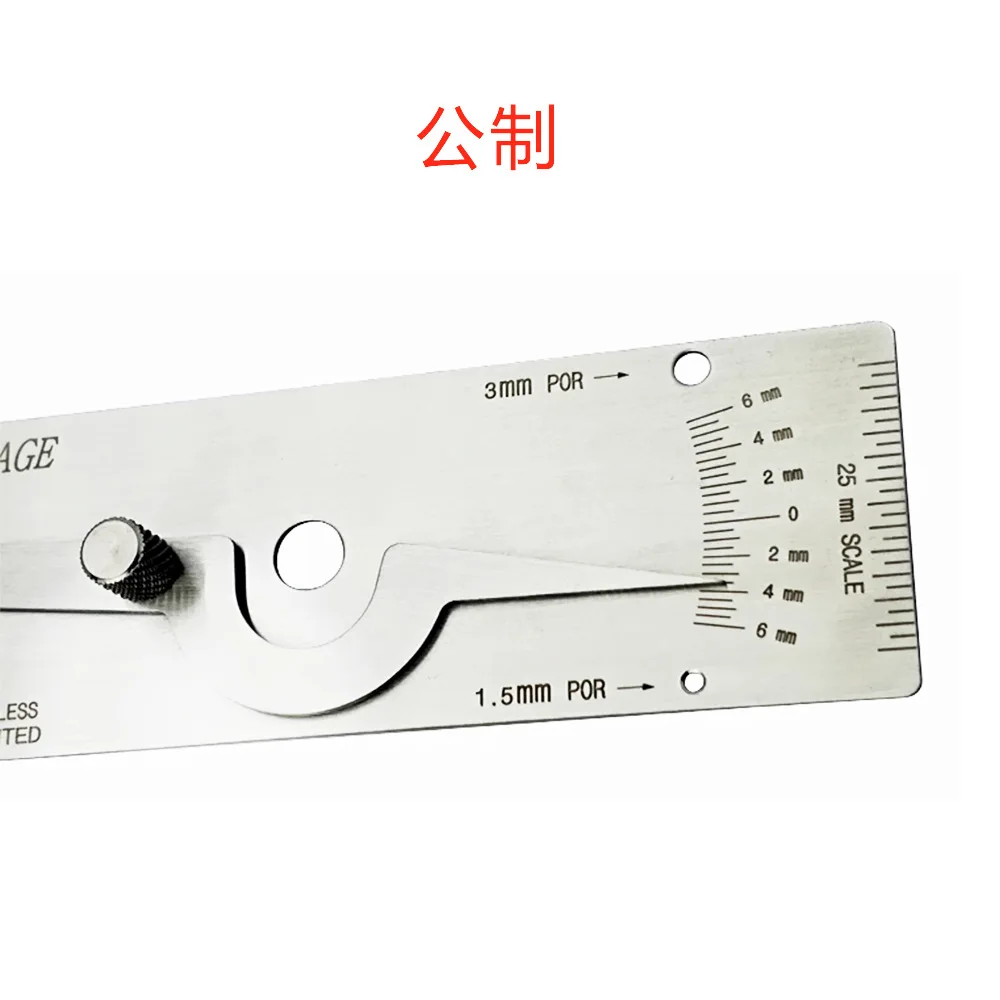 V-WAC Biting Edge Welding Gauge Welder Welding Inspect Metric Single ...