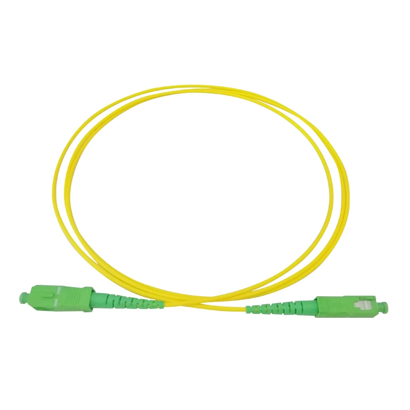 Fiber optic cable Simplex FTTH 1core cable with connector patch cord SC APC pigtail LSZH PVC