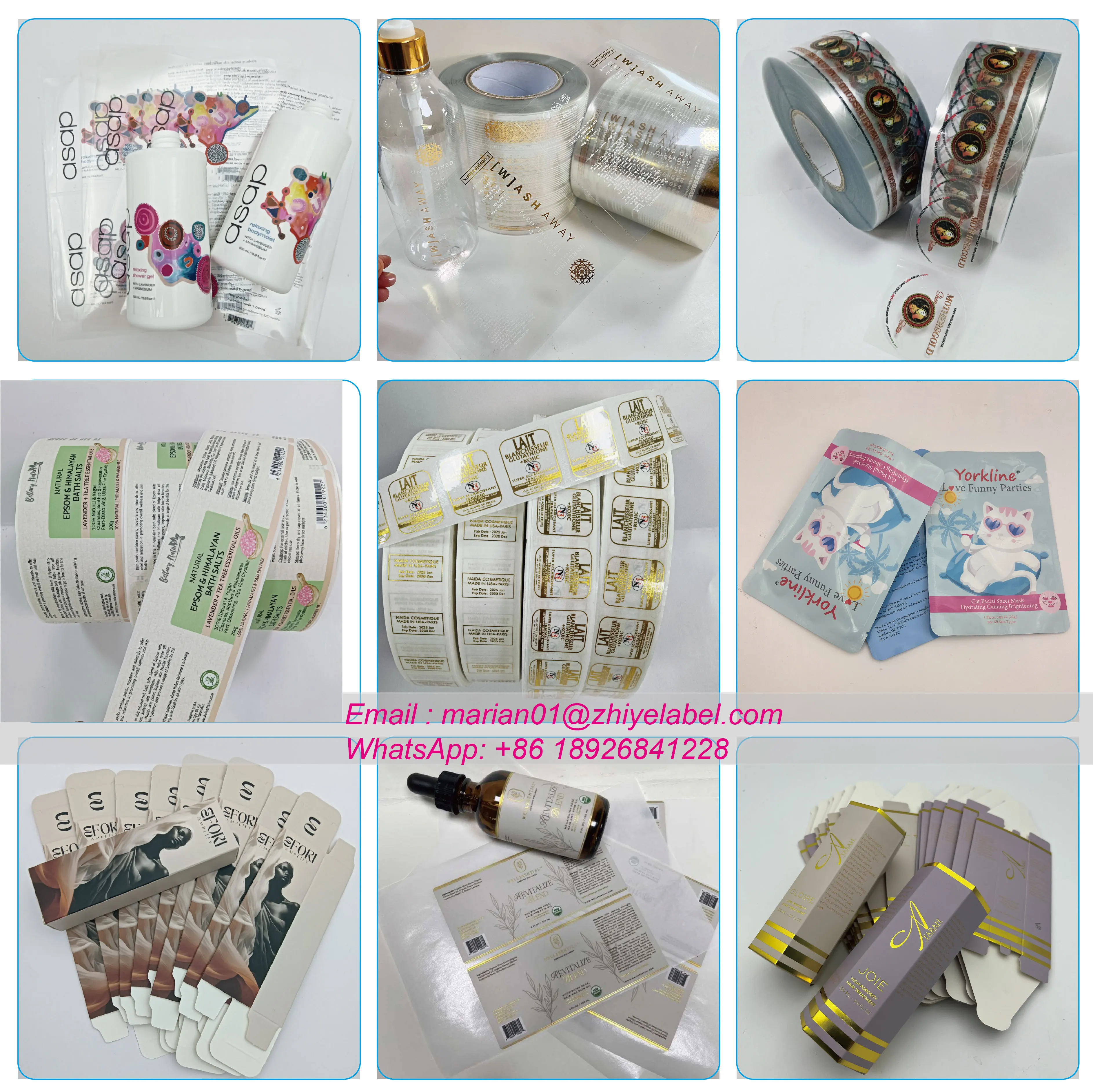 cosmetic labels