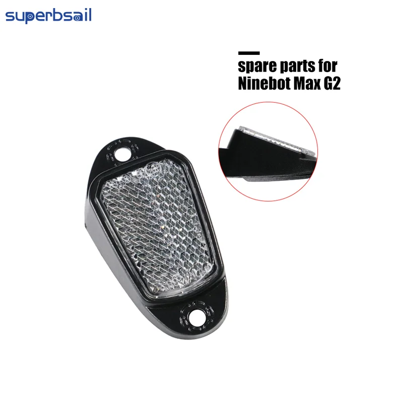 Superbsail Original Road Automatic Warning Front Reflector For Ninebot Max G2 Electric Scooter Reflective Lens Spare Parts New details