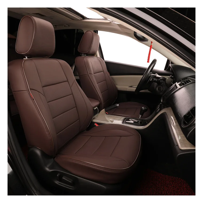 For Luxury Leather Car Seat Covers with Complete Protection for Any Car Model-All Season Interior Accessories