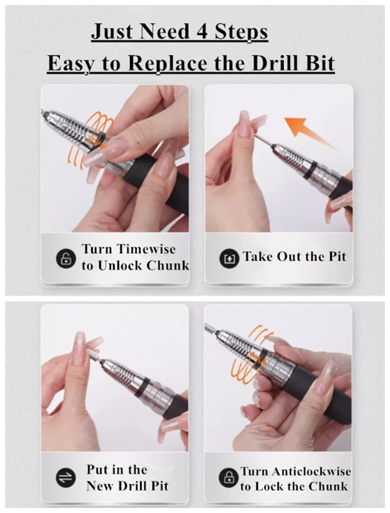 P 2025J OEM A-Urawa Japan Original Replace 25000rpm G3 G5 Nail Drill Handpiece Pen for up 200 Nail Drill Machine Professional factory