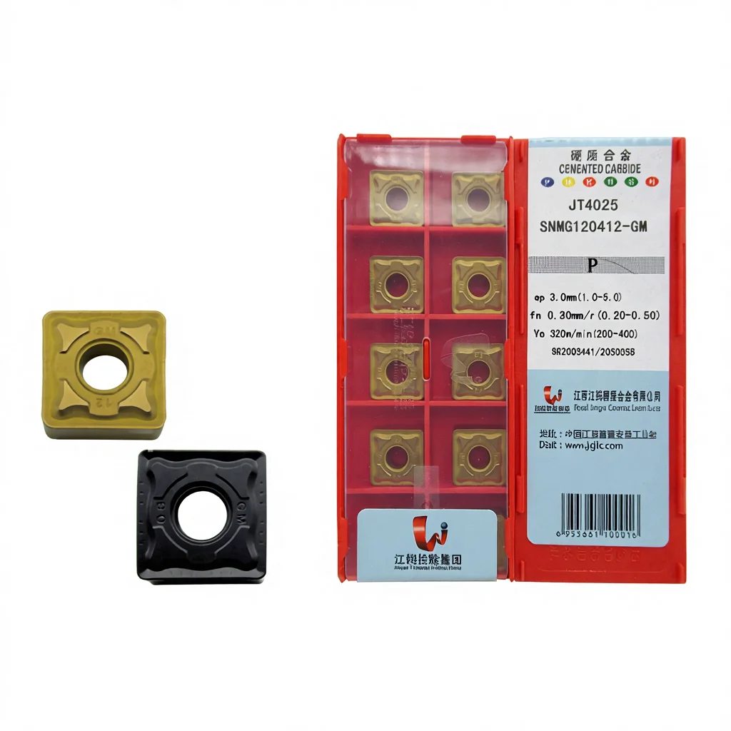 JXTC SNMG190612-GR JT4125 Carbide Inserts for CNC Turning