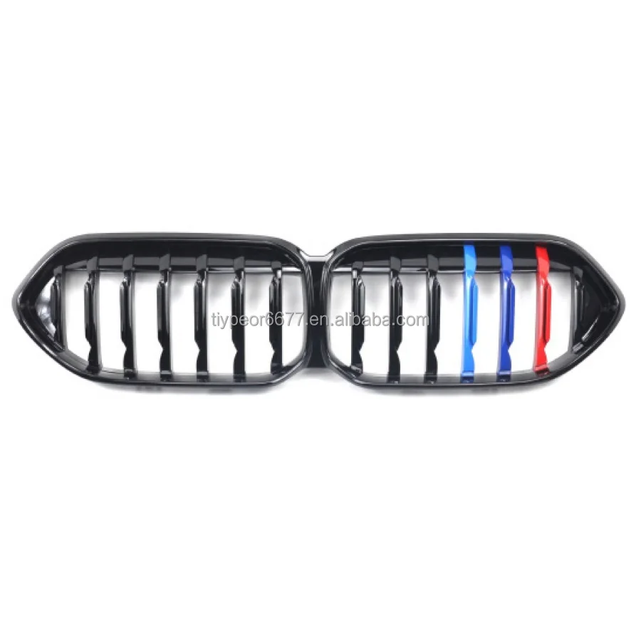 product tiypeor double line gloss black front kidney grille for 2020   2022 bmw 2 series f44 sedan 1pcs upgrade decorative accessories-8