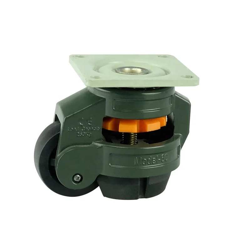 WBD Footmaster Swivel Top Plate Leveling Caster Wheels
