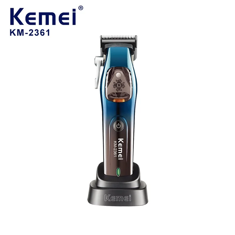 ماكينة تشذيب الشعر القابلة لإعادة الشحن KEMEI km-2361 DLC 10000 دورة في الدقيقة ماكينة قص الشعر
