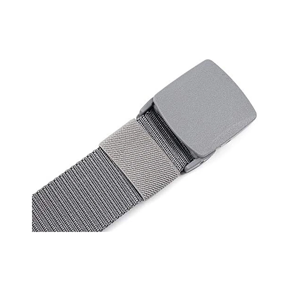 Lightweight Durable Nylon Canvas Plastic Buckle Belt Travel Adjustable Nylon Web Slide Tactical Belts