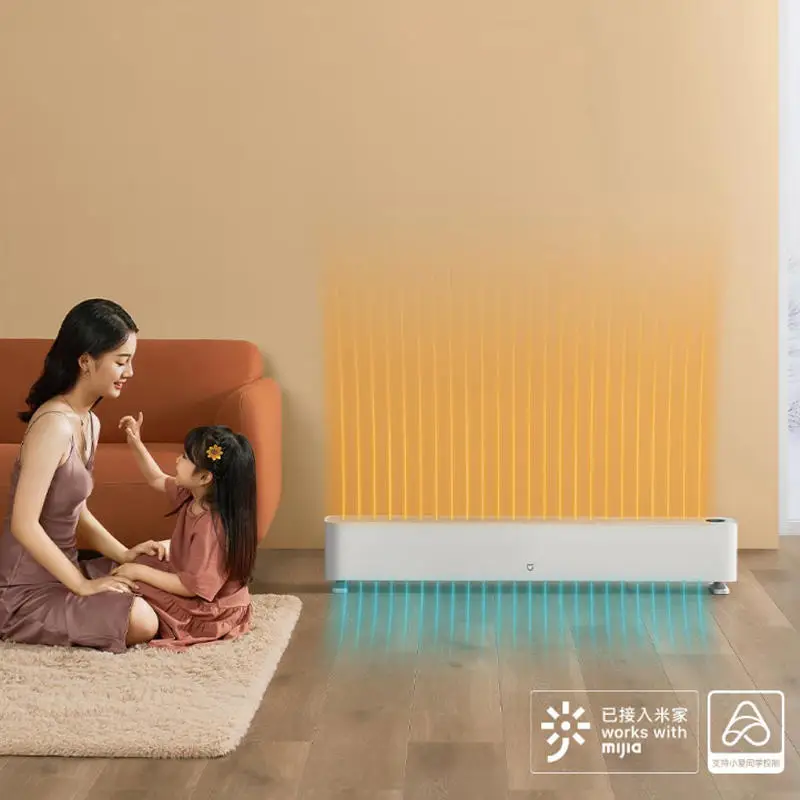 Плинтус XIAOMI Mijia TJXDNQ04LX для домашнего использования, графиеновый электронагреватель, электронагреватель