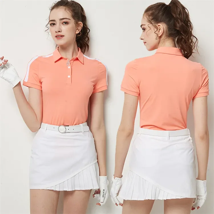 Ladies Wholesale Sportswear Women Polo Shirts Golf Apparel Golf Tennis
