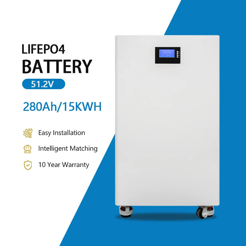 10 Years Warranty Floor Stand 15kwh 48v Lithium Battery 200ah 280ah 314ah Lifepo4 Home Energy Storage Battery 6000 Cycles