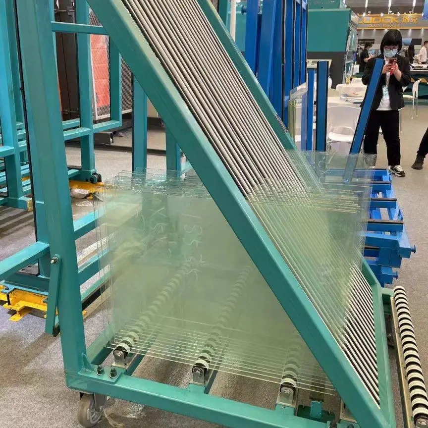 Glass Harp Rack Transportation Insulating Glass Sheet Vertical Sorting Cart Glass Transport Rack