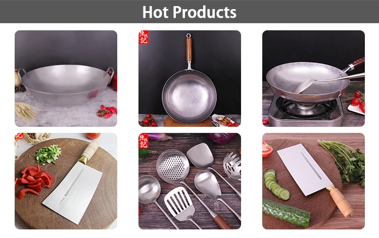 customize wok 14 inch round bottom traditional woks hand