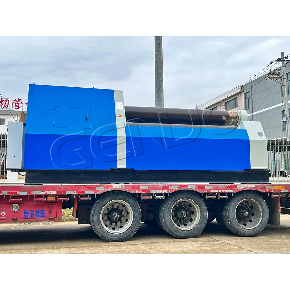 2025 Iron Sheet Bender Metal Sheet Mechanical Rolling Machine 3 Roller Steel Plate Bending Machine for Sale