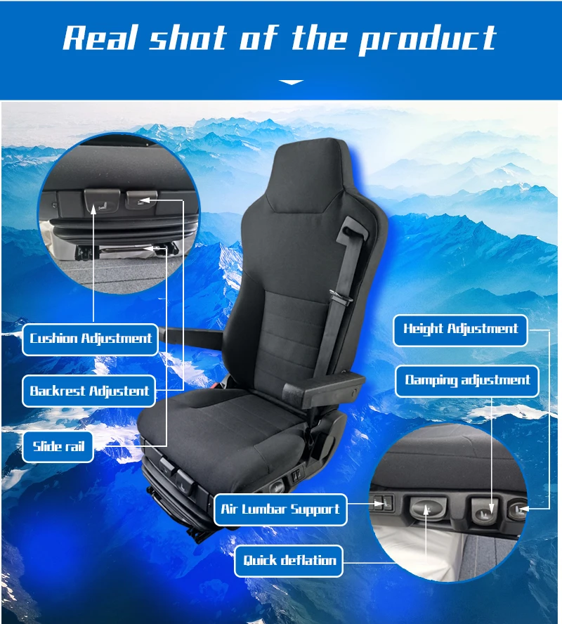 Luxury Truck Seat Pneumatic Driver Seats Isri Seats Nts Luxury Air