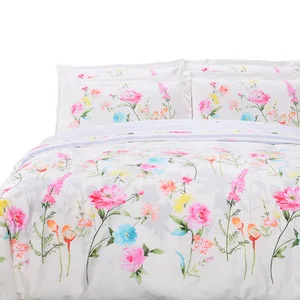 Super Soft High-quality Luxury Floral Plant Pattern Bedsheet Bedding Set