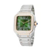two tone-green dial