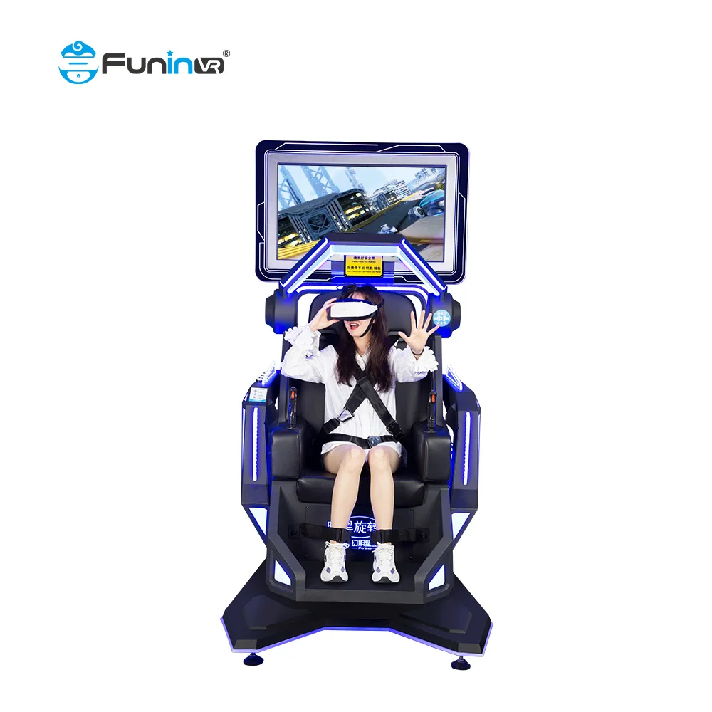720 Degree Flight Simulator Cockpit 9D VR Shooting Rotating Games