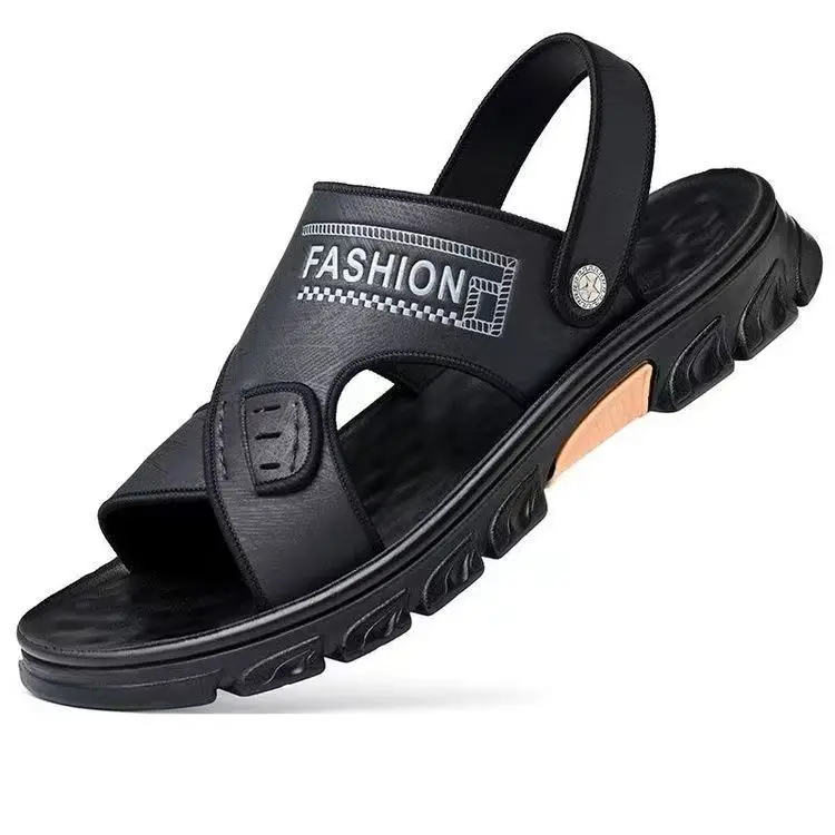 Summer Cheap India Pakistan Chappal Leather Flat Pu Men Sport Sandals  Slippers