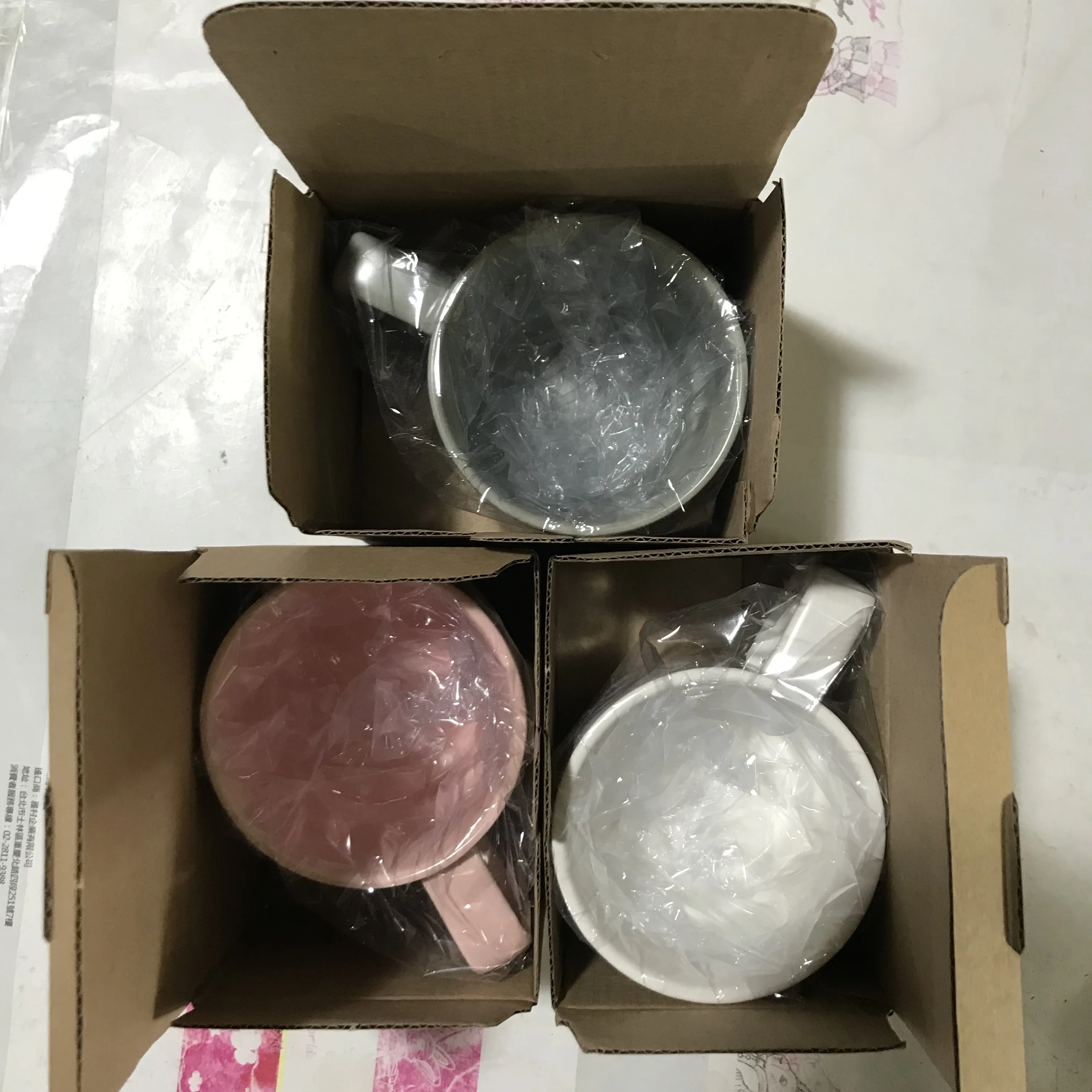 Nordic Style 300ml Plain Ceramic Mugs / Restaurant Coffee Cheap Mug For