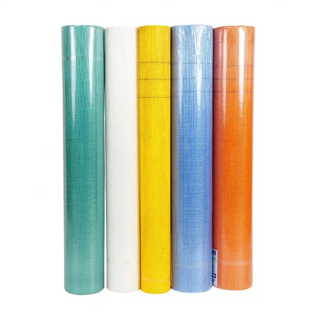 China Manufacturer Factory Price Fabric Wire Orange Wall Materials Fiberglass Mesh