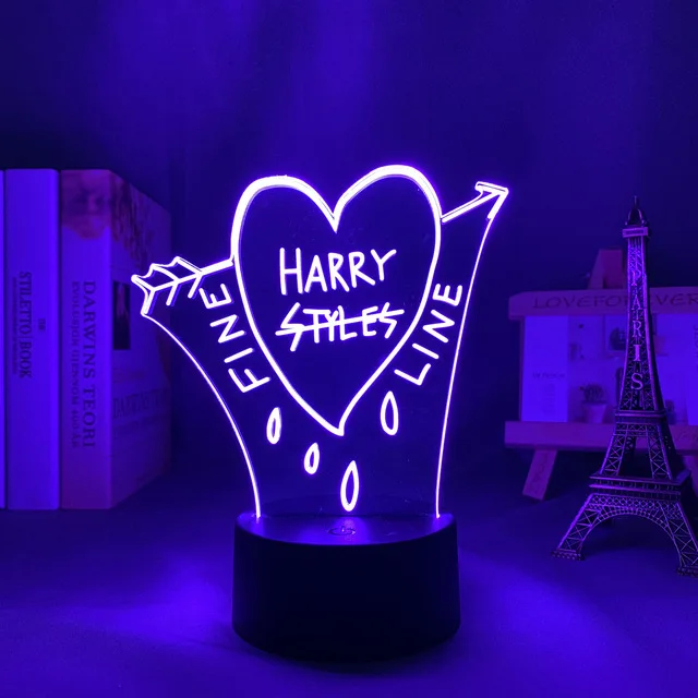 3d night light harry styles