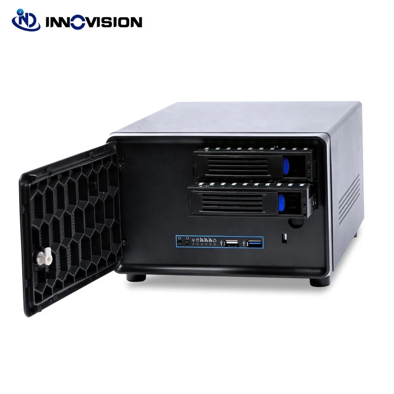 Innovision NAS02-J41 Compact Desktop NAS with Hotswap