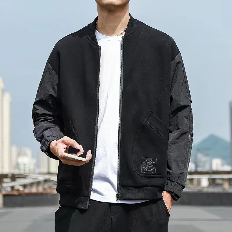OEM High Quality Bomber Jacket Custom Logo Stylish Jacket for Men Casual Jackets for Men