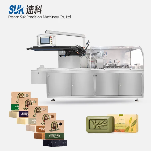 Fully Automatic High Speed Carton Box Packing Bottles Soap Boxed Cartoning Machine