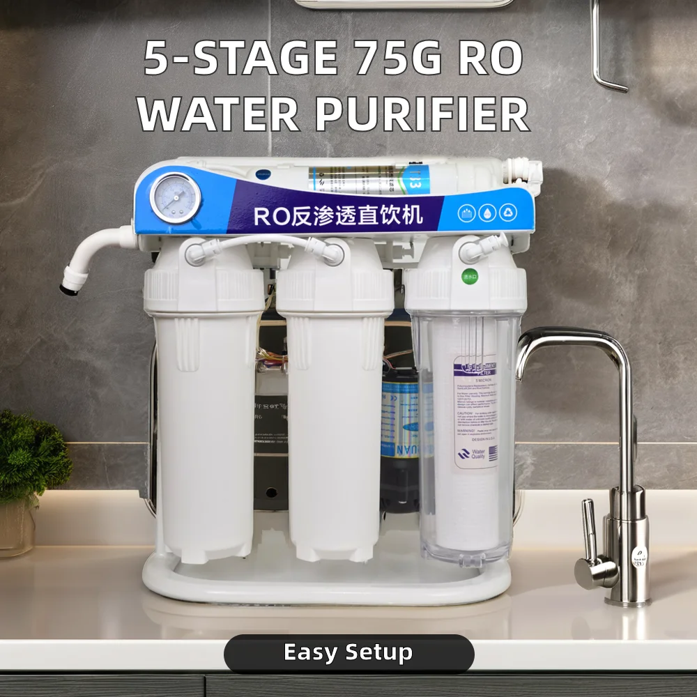 Stages RO Water Purifier Machine with RO Membrane Filter System