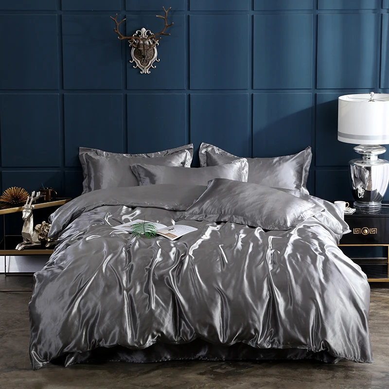 satin silk duvet covers