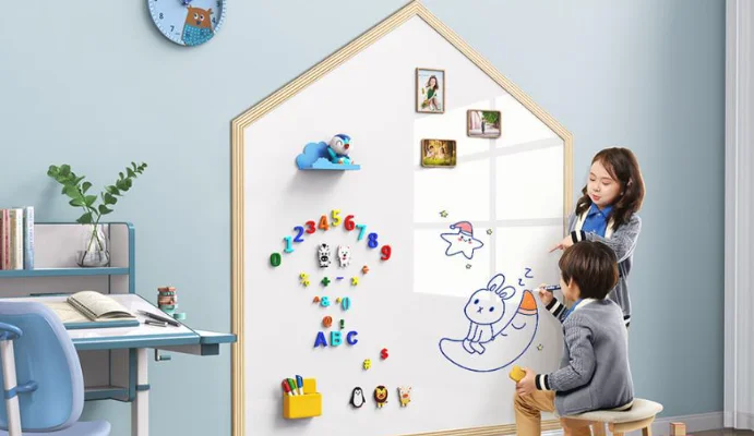 Новое поступление детский дом граффити может быть стираемая доска для рисования самоклеящаяся Магнитная