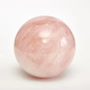 Wholesale Natural Healing Pink Rose Quartz With Star Crystal Stone Sphere
