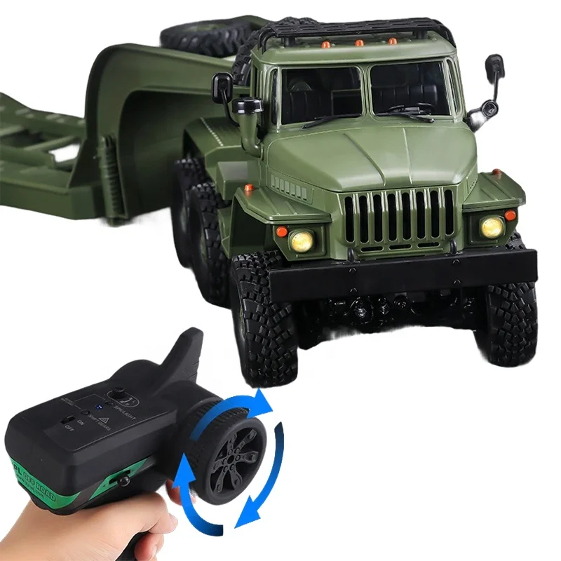 WPL B36-3 Ural Nylon LED 6WD RC Trailer Truck - RTR off Road