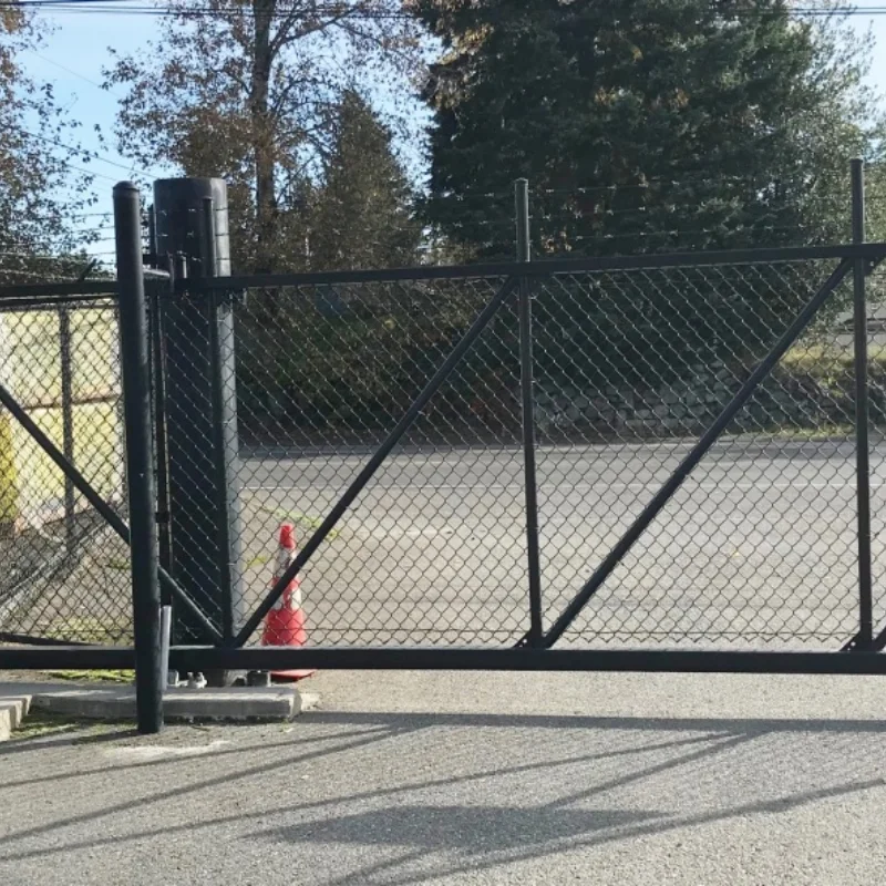 Anping High Quality Used Chain Link Wire Mesh Hot Dipped Galvanized Pvc Coated Black Chain Link Fence