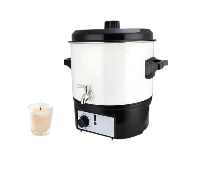 Big Capacity Wax Melting Pot Electric Candle Making Machine With Metal Tap 27L Wax Melter