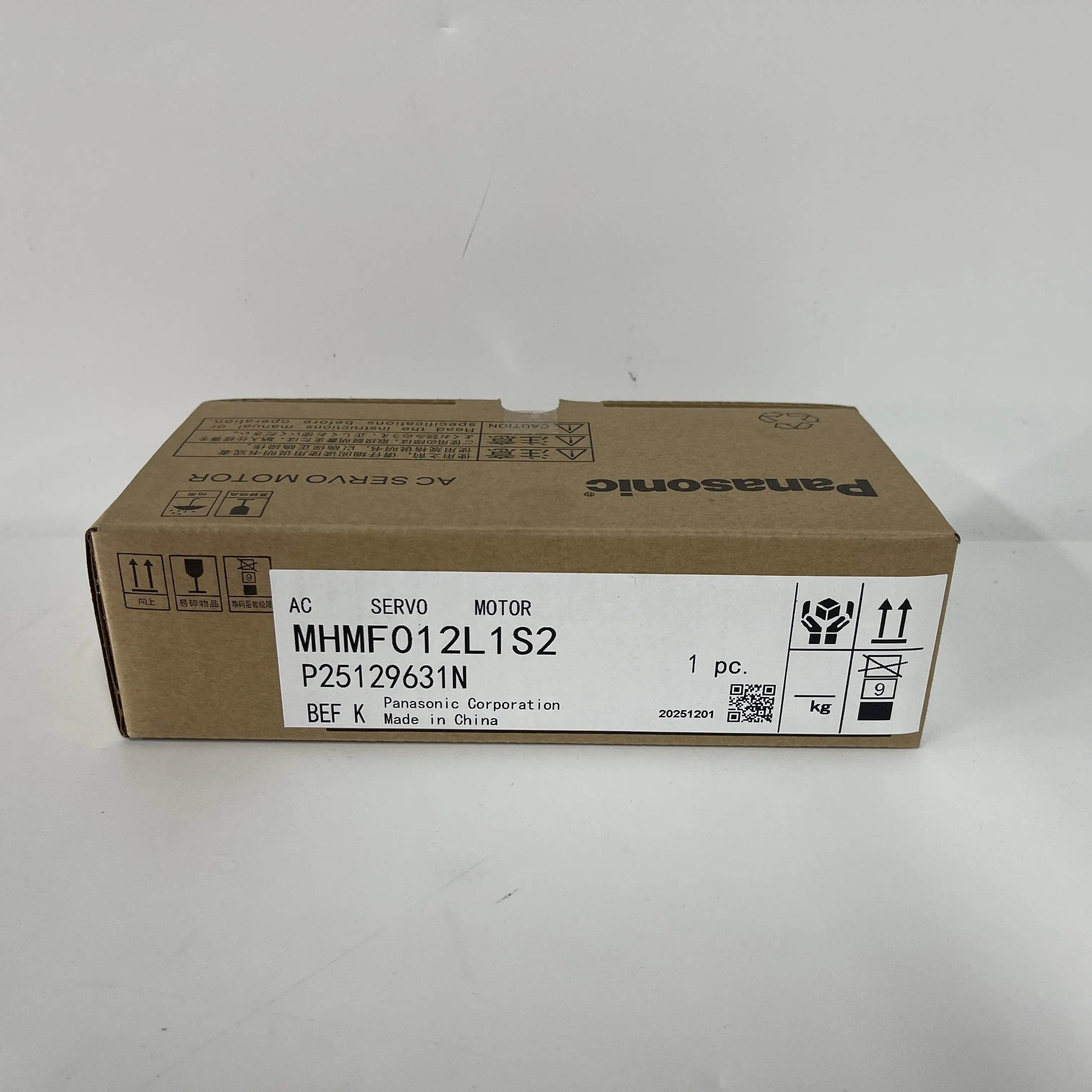 Panasonic AC Servo Motor MHMF012L1S2