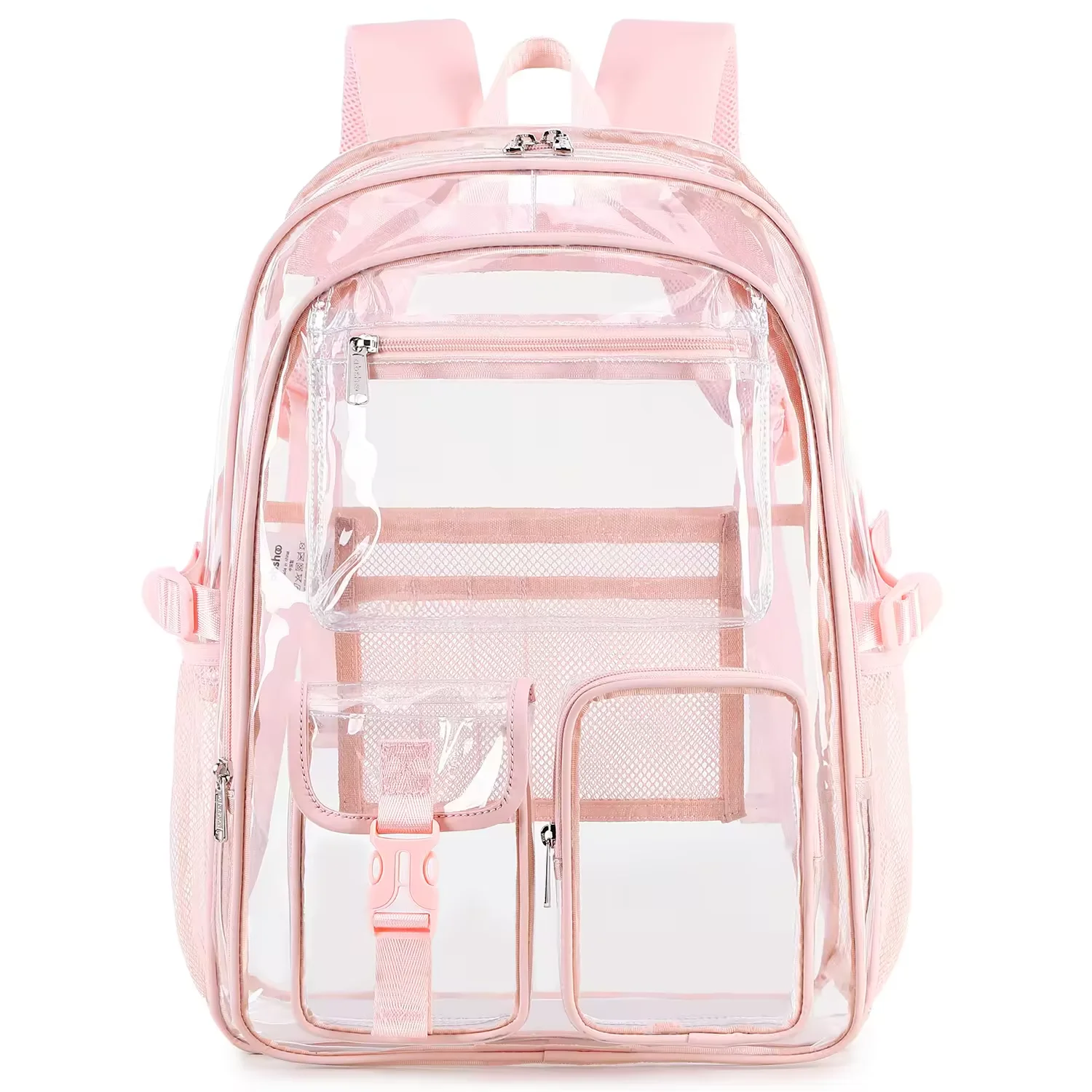 Hotselling Clear Heavy Duty PVC Transparent Cheap Fashion Student Schoolbag Children Backpack Bagpack Kids School Bags