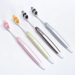 OEM Wholesale Customizable Soft Nylon Bristle Biodegradable Adult Home Toothbrushes Oral Care Gum Friendly Plastic Toothbrushes