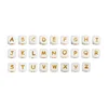 White&gold letter