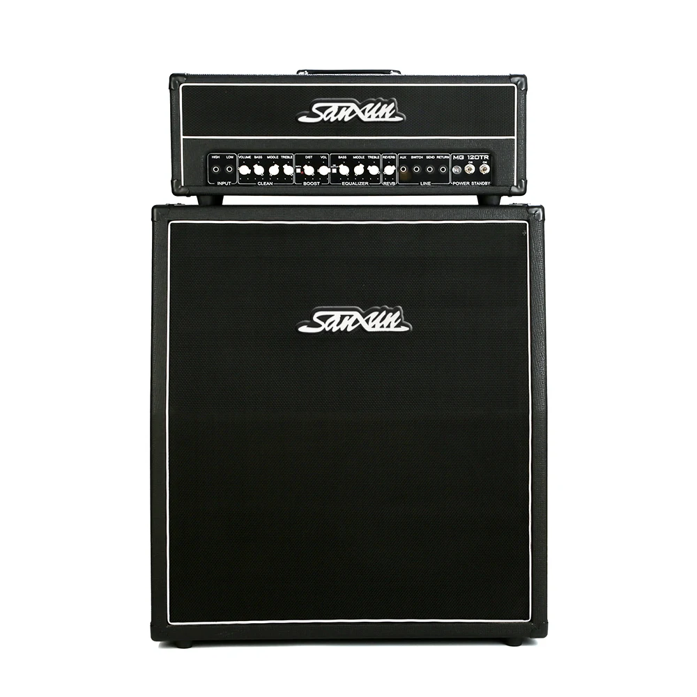 Заводской изготовленный на заказ высококачественный сдвоенный передний пробковый усилитель звука для электрогитары мощностью 120 Вт