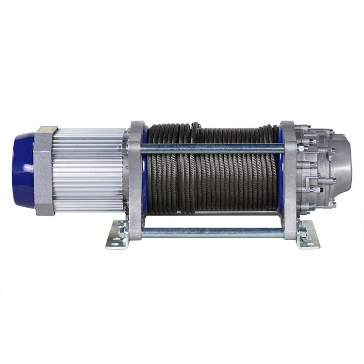 CD Type 2 Ton Electric Winch Wire Rope Drum Hoist for Traction and Lifting Maximum Length 300M