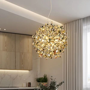 JACKSUN High Quality Modern LED Pendant Light for Indoor Living Room or Hotel Lobby Low Price Elegant Chandelier