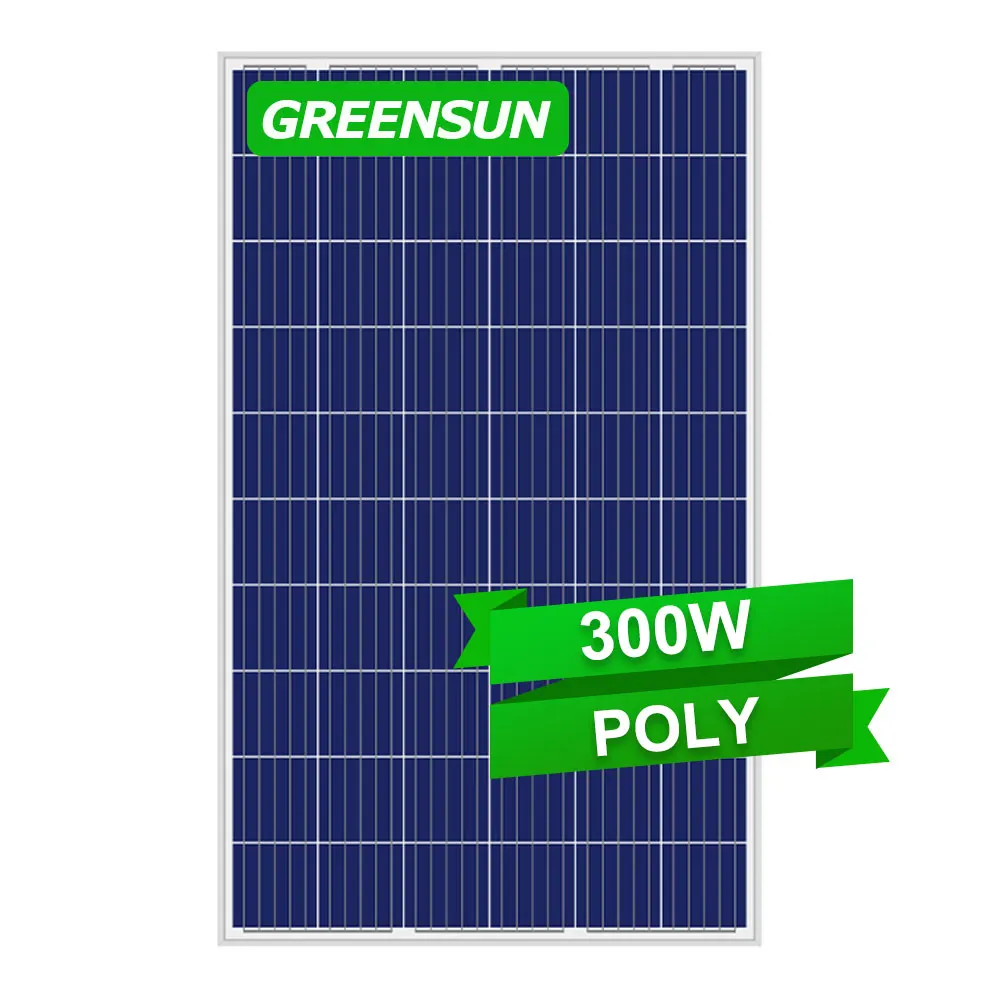 China supplier Greensun second hand 290w poly solar panels for electricity