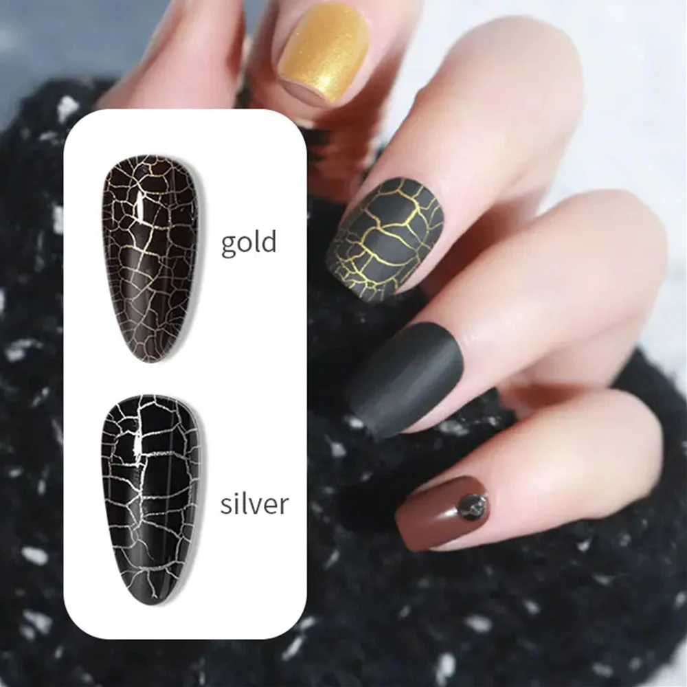 RONIKI OEM Nail Art Colors Crack Gel Nail Polish Private Label Custom Your Logo Colors Uv Gel